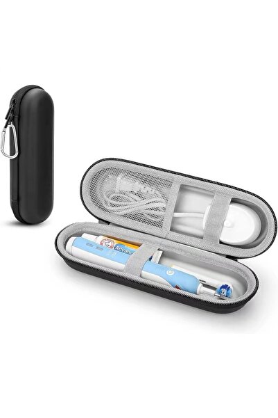 Choice ملحقات السفر لفرشاة الأسنان الكهربائية السوداء - صندوق تخزين محمول مع ...