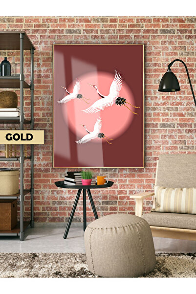 Harika bir ev HARİKABİREV | MODEL DE PĂSĂRI ÎN STIL JAPONEZ ROZ | TABLĂ DE ST...