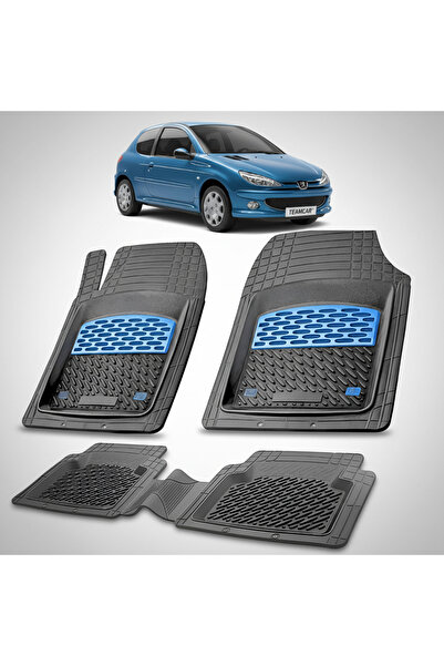 TEAMCAR Συμβατά πατάκια δαπέδου Tavita για Peugeot 206 (3θυρο Facelift/Φάση 2...