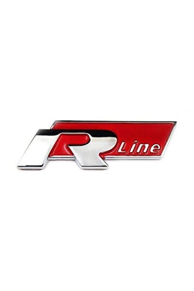 Volkswagen RLine Rear Emblem, Red