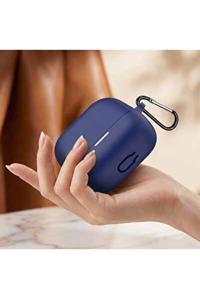 CaseOnn حافظة Ank3r Soundcore K20i من السيليكون غير اللامع باللون الأزرق الدا...