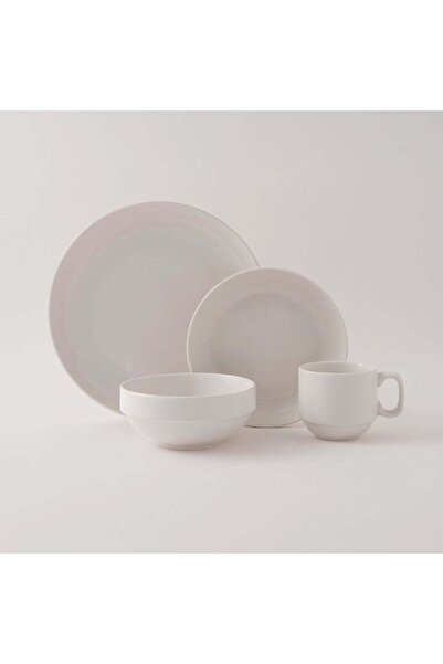 Generic La Mesa 16Pcs Porcelain Dinner Set, White