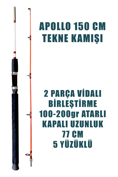 summitsport 2 Adet Apollo Tekne Olta Kamışı