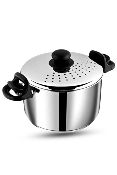 Generic Pentola- Stainless Steel Pasta Pot with Strainer Lid- 24cm
