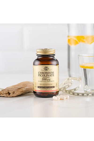 Solgar Krom (Krom Pikolinat) (Chromium Picolinate ) 200 µg 90Kapsül
