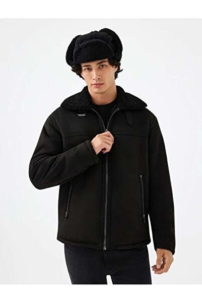 Loft Regular Fit Siyah Erkek Mont Lf2040817