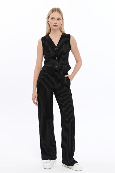 Bella Dossi Crep Cepken Pantolon Takımı