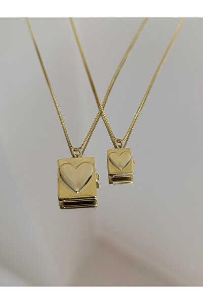 sirius jewelry 925 Gümüş | Kalpli Madalyon Fotoğraflı Kolye