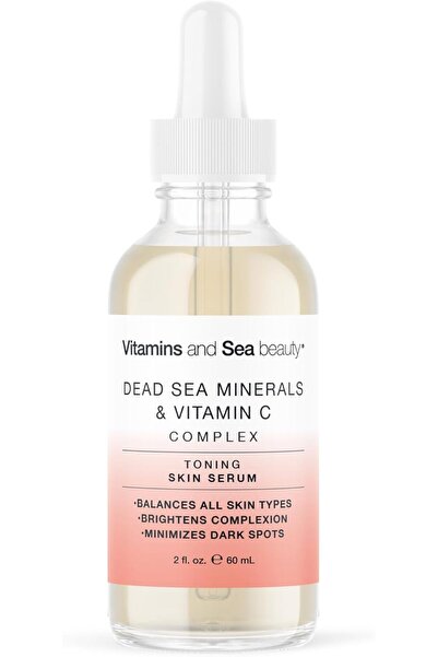 Vitamins and Sea beauty Face Toning Serum with Dead Sea Minerals and Vitamin ...