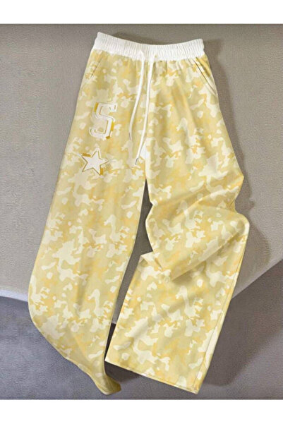 Gofeel OPHELLA Kamuflaj Desenli Yıldız Detaylı Eşofman Altı