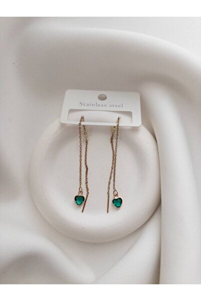 Minne Jewelry-Accessory Chain Dangle Earrings - Beaded Colorful Dangle Earrin...