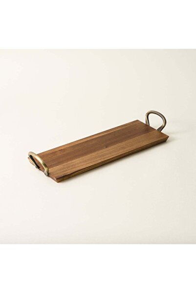 Generic Dallaty wood tray rectangular with handle