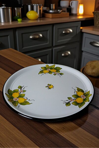 İnci Emaye رقم 60 أدوات مائدة من المينا، صينية تقديم الطعام، طاولة أرضية من ا...