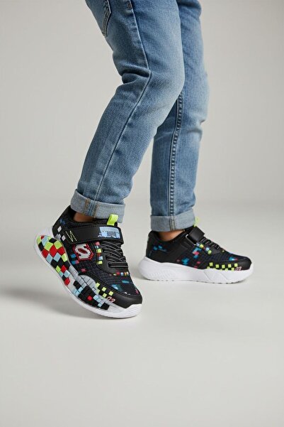 Görkem bebe ayakkabı ve tekstil Pantofi sport cu model pixel block pentru băieți