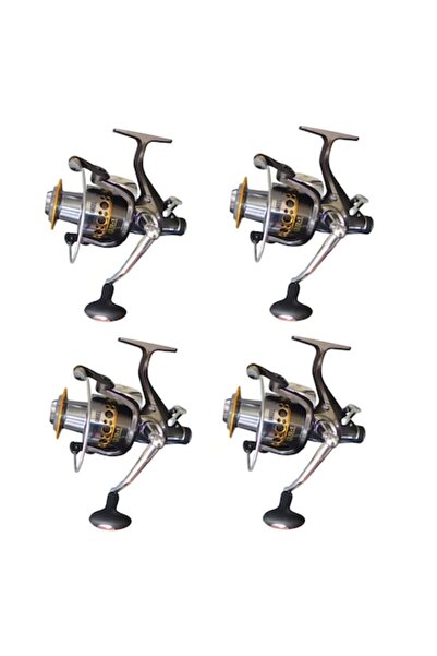 Cool Angel Set de 4 mulinete G 65 cu Baitrunner,Tambur Metalic, 13 Rulmenti, ...