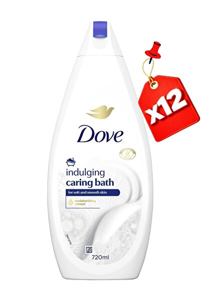 Dove SHOWER GEL 720ML INDULGING CARING BATH X12