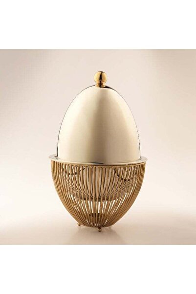 Generic وعاء تقديم طعام من الفولاذ المقاوم للصدأ مطلي بالنيكل من لا ميسا، سعة...