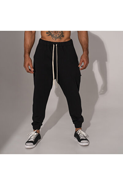 Asimetrix Store Men's tapered cotton sweatpants with a relaxed fit