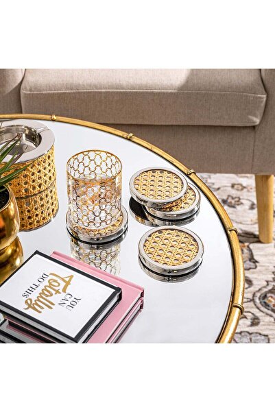 Generic مجموعة قواعد أكواب دالاتي 4 قطع