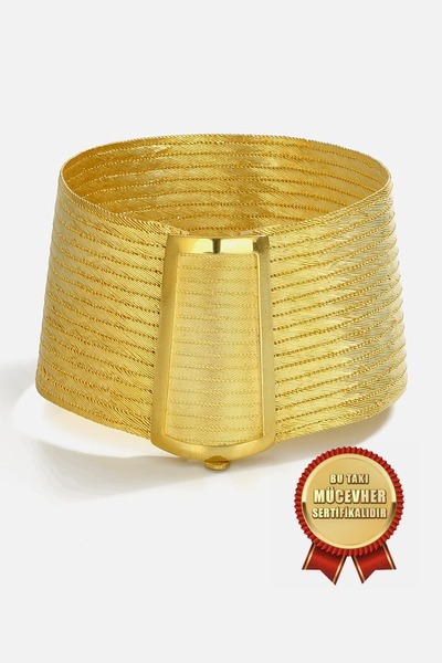 MEKS JEWELS 925 Ayar Gümüş 17 Sıra Trabzon Hasır Bileklik