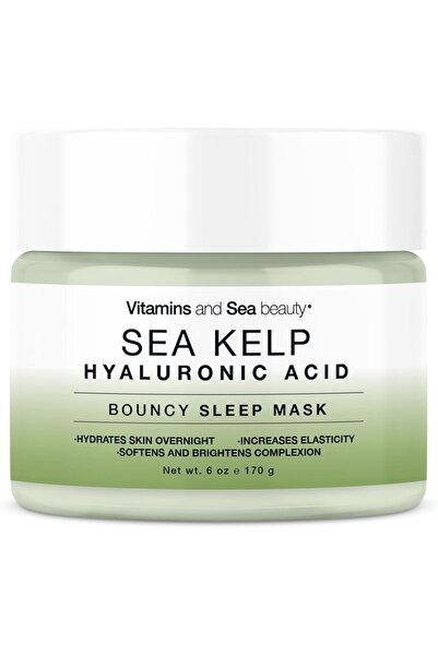 Vitamins and Sea beauty قناع النوم الليلي من باونسي بيوتي | مستخلص من الطحالب...