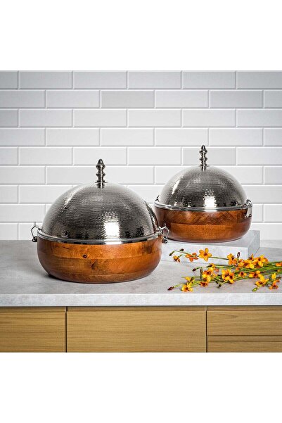 Generic La Mesa Large Food Warmer nickel Plated