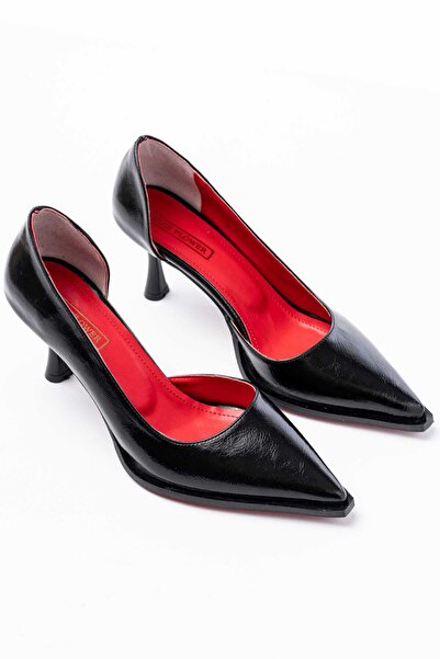 NiceDiffer Women's Stiletto Pointed Toe 7cm Heeled Shoes