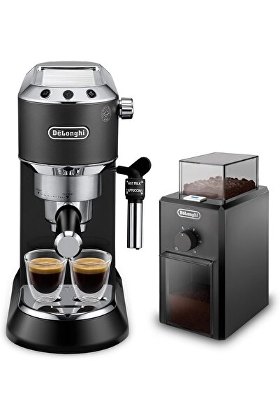 De'Longhi Dedica Pump Espresso Manual Coffee Machine with FREE Electric Coffe...