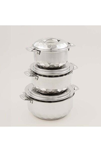 Generic Maxima 3pcs stainless steel hot pot set