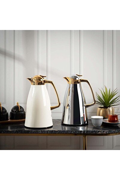 Generic Dallaty vacuum flask gold chrome 1L