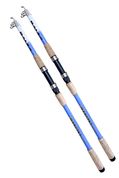 summitsport 2 Adet Balza Mancini 300cm Teleskopik Olta Kamışı 100-250gr Atarl...