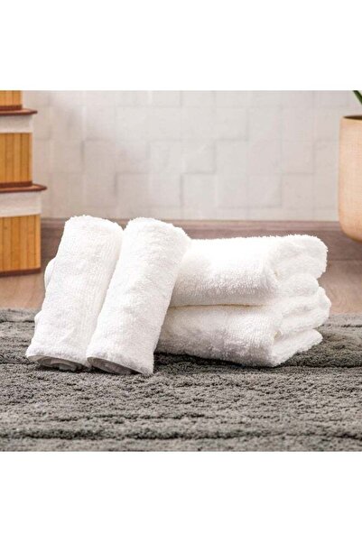 Generic منشفة كوتيدج كلاود باللون الأبيض 140×70 سم