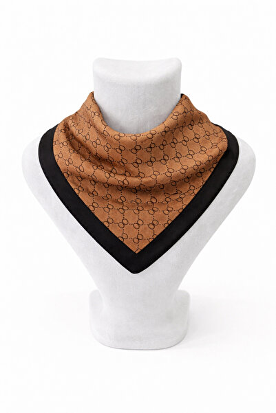 Vanelia Monogram Patterned Scarf Bandana - 50X50 cm