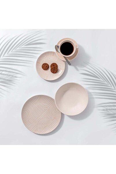 Generic RIO 20-Piece Porcelain Dinner Set - Rio Pink