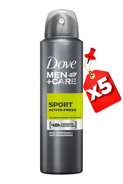 Dove DEO 250ML ÎNGRIJIRE MEN SPORT ACTIVE FRESH X5