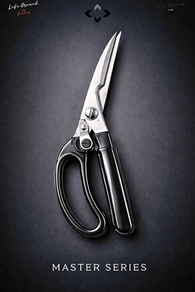 LİGROUND Master Series Stainless Steel Kitchen Scissors Chicken Scissors Meat...