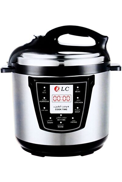 DLC قدر ضغط كهربائي 6.0 لتر 1000.0 واط DLC-38900-6 فضي/أسود