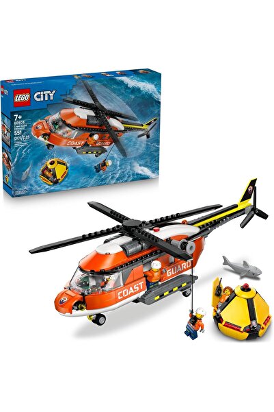 LEGO City Coast Guard Helicopter 60503 Building Set (Ages 5+)
