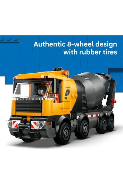 LEGO City Cement Mixer 60478 Building Truck Set (Ages 7+)
