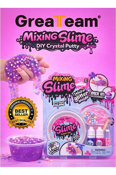 Greateam مجموعة معجون الكريستال لخلط السلايم