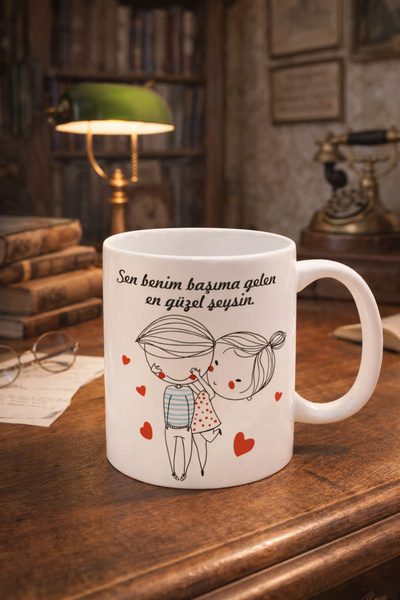 çokaş كوب مطبوع لعيد الحب في 14 فبراير - 8