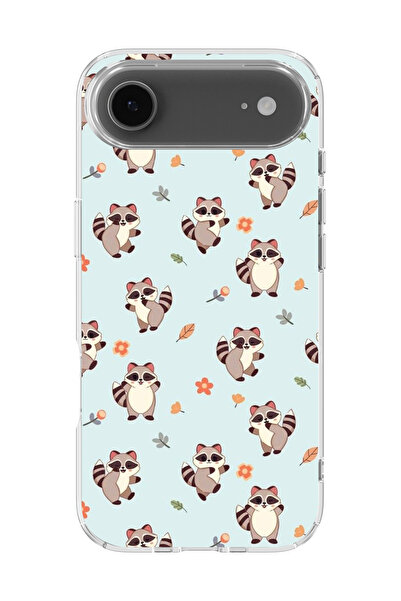 lelia غطاء هاتف شفاف مطبوع متوافق مع آيفون 17 إير |   مجموعة الحيوانات اللطيفة