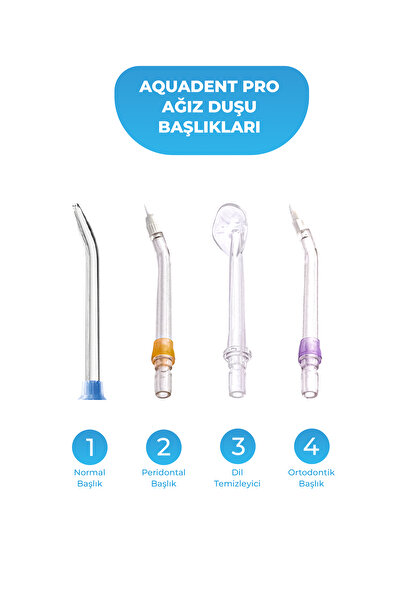 PiranTech AquaDent Pro | Yedek Başlık Seti