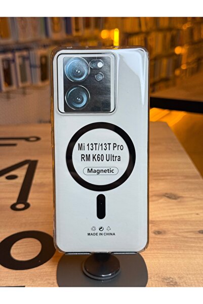 Avcı Teknoloji Market Mi 13T / 13T Pro Uyumlu Sert Magsafe Şeffaf Kılıf
