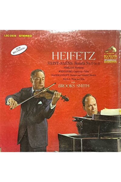 Heifetz , With Brooks Smith - Saint-Saens: Sonata No.1 (in D) Classic