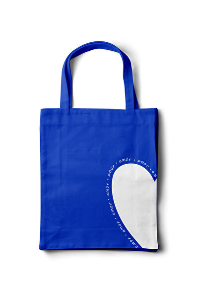 INKD Gabardine Cloth Bag – Amor Half Heart Design - 35X40