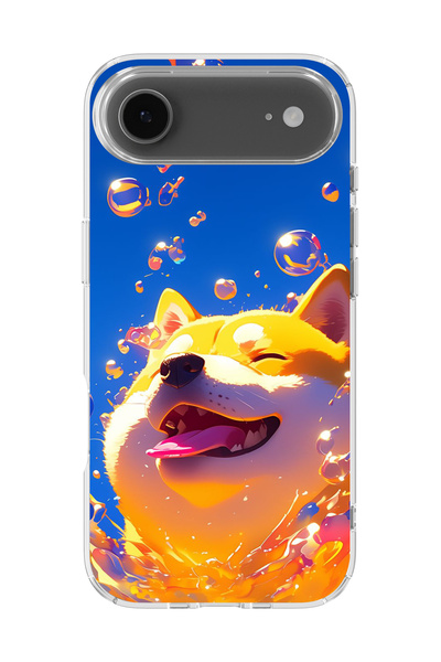 lelia غطاء هاتف شفاف مطبوع متوافق مع آيفون 17 إير |   مجموعة الحيوانات اللطيفة