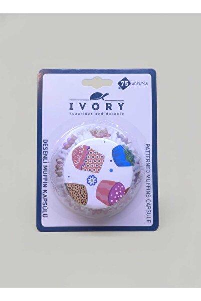 blackleg Fırın Kek Kalıbı Cupcake Muffin Kek Kalıbı Renkli Kağıt Kapsül 75 Adet