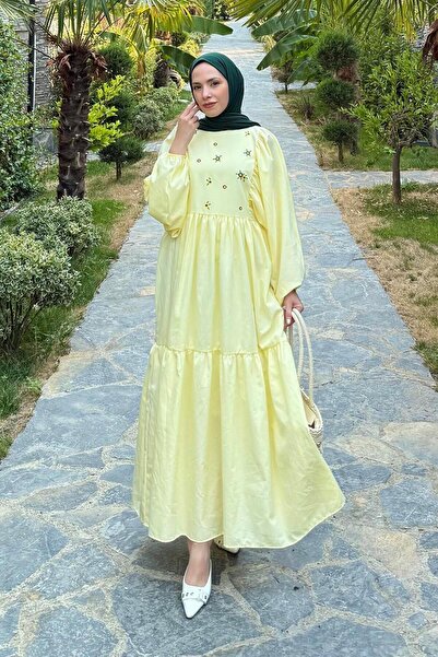 lamelif Summer Elica Dress Yellow