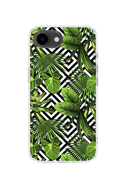 lelia غطاء هاتف شفاف مطبوع متوافق مع آيفون 16e |   مجموعة فلورالوكس بوتانيكا